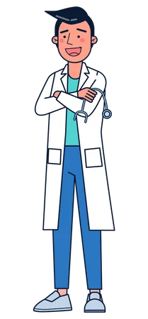 Male doctor  Illustration