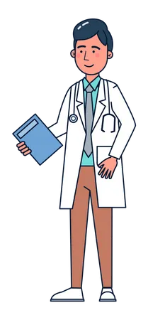 Male doctor  Illustration