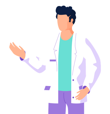 Male doctor  Illustration