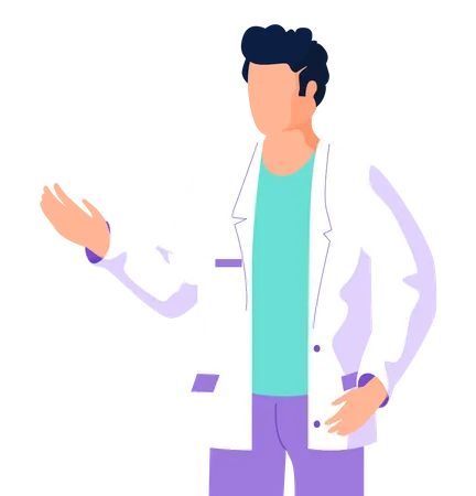 Male doctor  Illustration