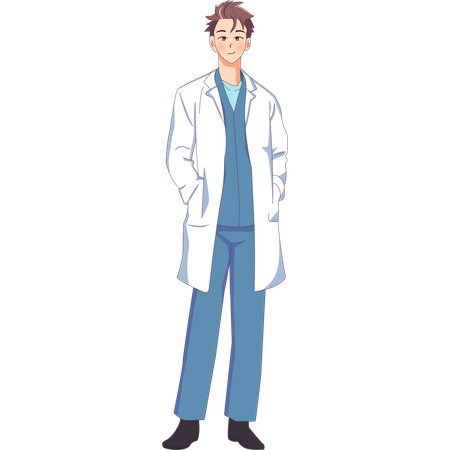 Male Doctor  Illustration