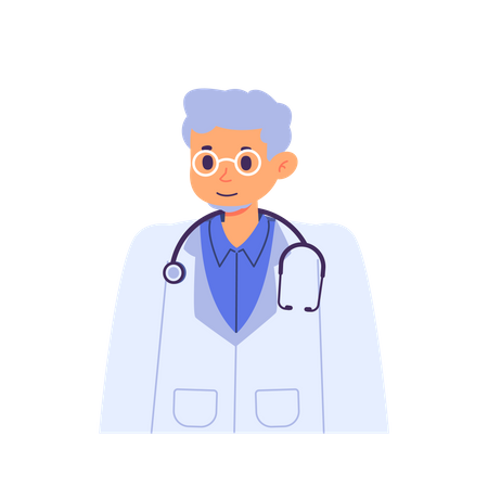 Male Doctor  Illustration