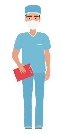 Male Doctor  Illustration