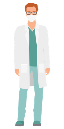 Male Doctor  Illustration