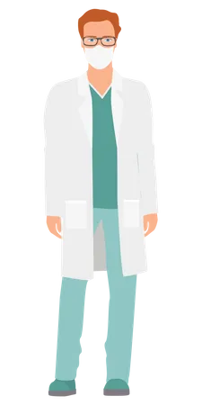 Male Doctor  Illustration