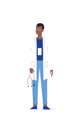 Male Doctor  Illustration