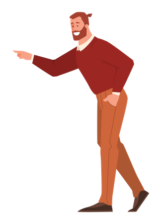 Male employee  Illustration