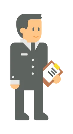 Male employee  Illustration