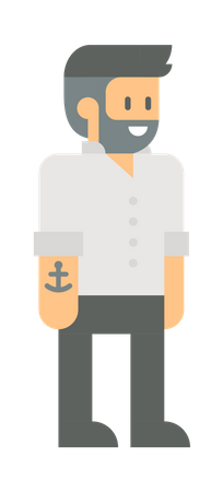 Male employee  Illustration