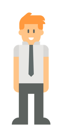 Male employee  Illustration