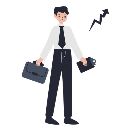 Male financial consultant  Illustration