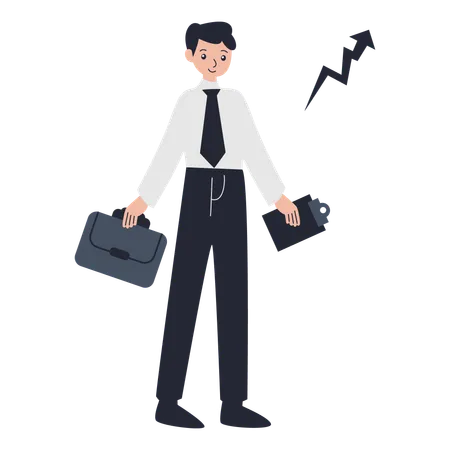 Male financial consultant  Illustration