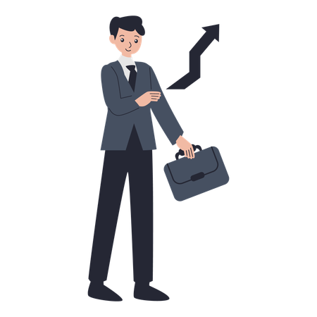 Male financial consultant  Illustration