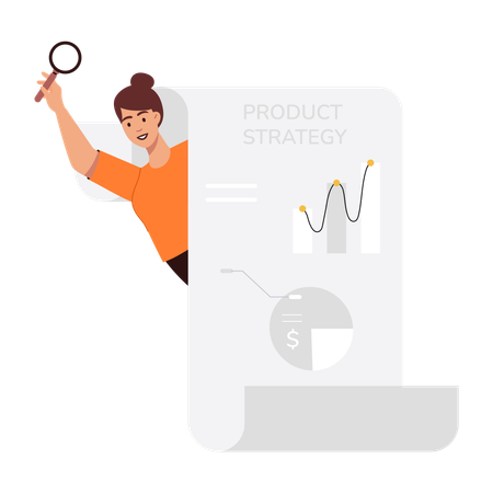 Male Finding Product Strategy  Illustration