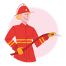 fireman illustration