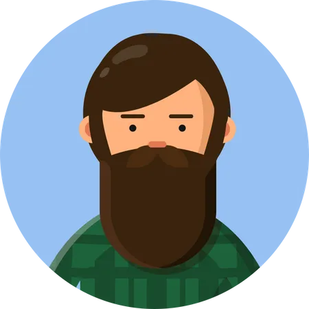 Web Funny Avatars Different Hipsters Male Female Illustration