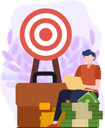 Male investor  Illustration