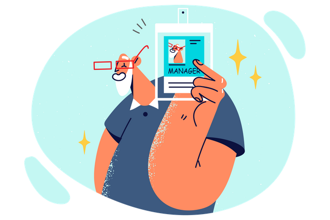 Male manager  Illustration