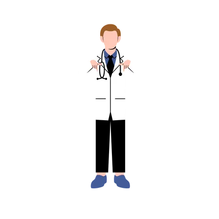 Male nurse  Illustration