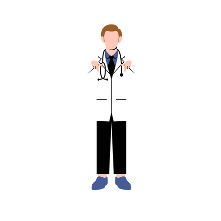 Male nurse  Illustration