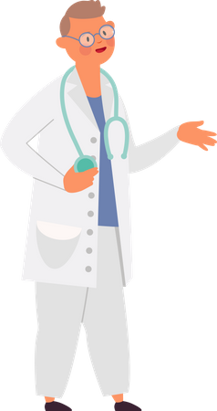 Male nurse  Illustration