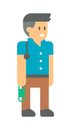 Male nurse  Illustration