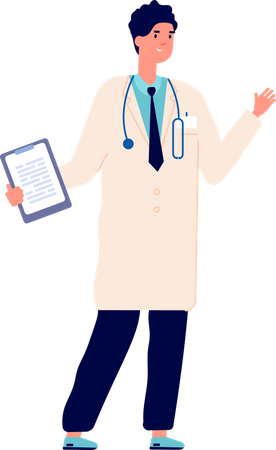 Male nurse  Illustration