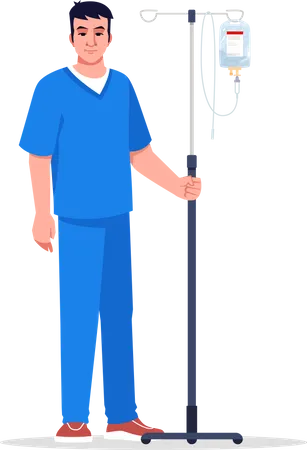 Male nurse  Illustration