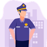 illustration for male officer