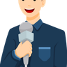 male reporter illustrations free