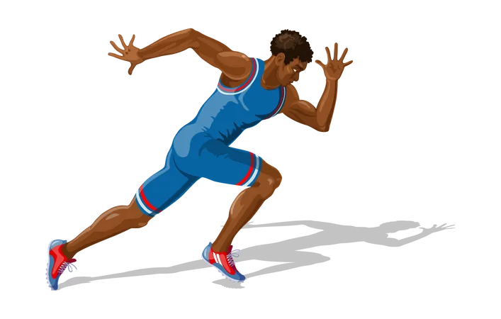 Male Runner Illustration