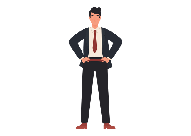 Male School Teacher  Illustration