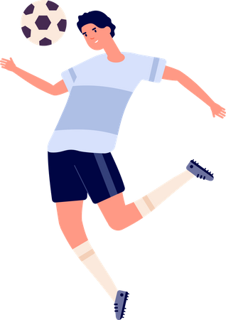 Male Soccer Player  Illustration