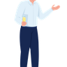 male speech giver illustrations free