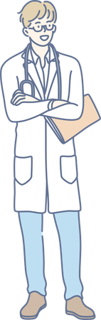 Male surgeon  Illustration