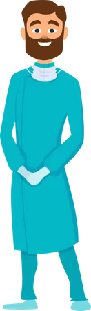 Male Surgeon  Illustration