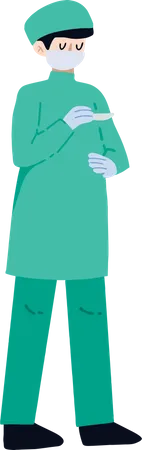 Male Surgeon  Illustration