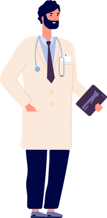 Male surgeon  Illustration