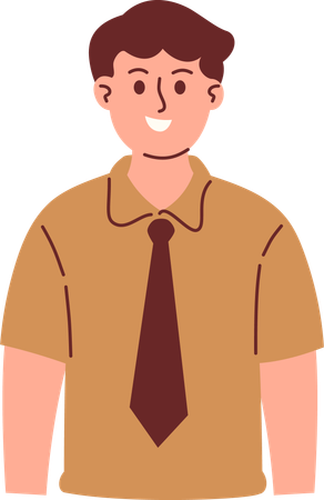 Male Teacher  Illustration