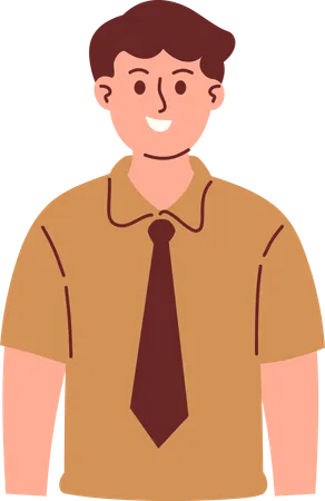 Male Teacher  Illustration