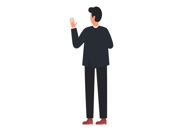 Male Teacher  Illustration