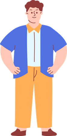 Male Teacher  Illustration