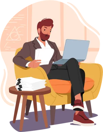 Male Teacher Character In Classroom Holding Notebook While Grading Tests Diligence Of An Educator In Assessing Student Performance Education Or Teaching Concept Cartoon People Vector Illustration Illustration