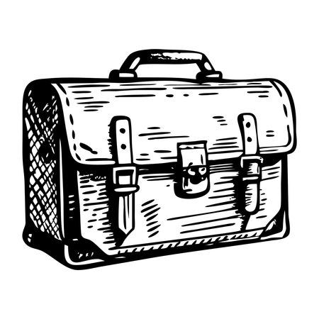 Maletín de cuero  Ilustración