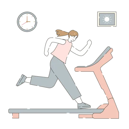 Las mamás y la tecnología del fitness  Ilustración