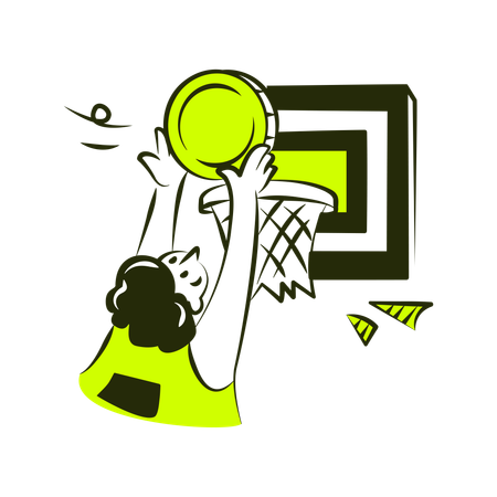 Man Achieving Financial Goal  Illustration