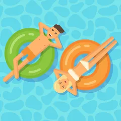 Pool And Beach Illustration Pack