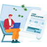 free applying for a loan illustrations