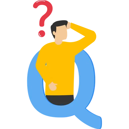 Question Mark FAQ Concept The Man Asking The Question Ask Questions And Get Answers Online Support Center Frequently Asked Questions Flat Vector Illustration Illustration