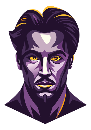 Man Avatar  Illustration